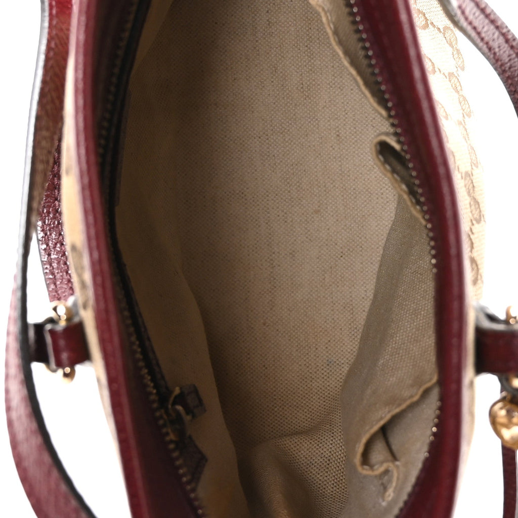 Gucci Monogram Small Bree Tote Red