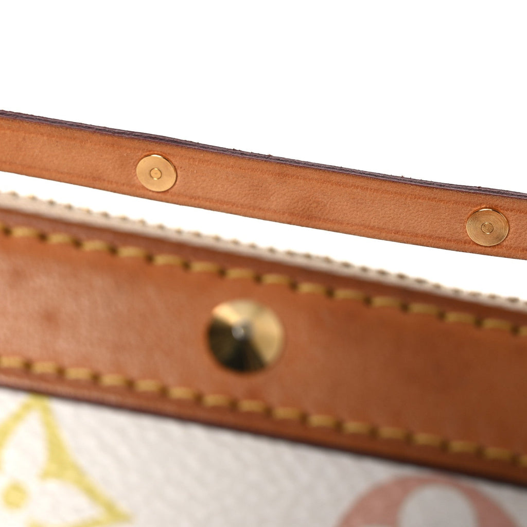Louis Vuitton Monogram Multicolor Pochette Accessories White