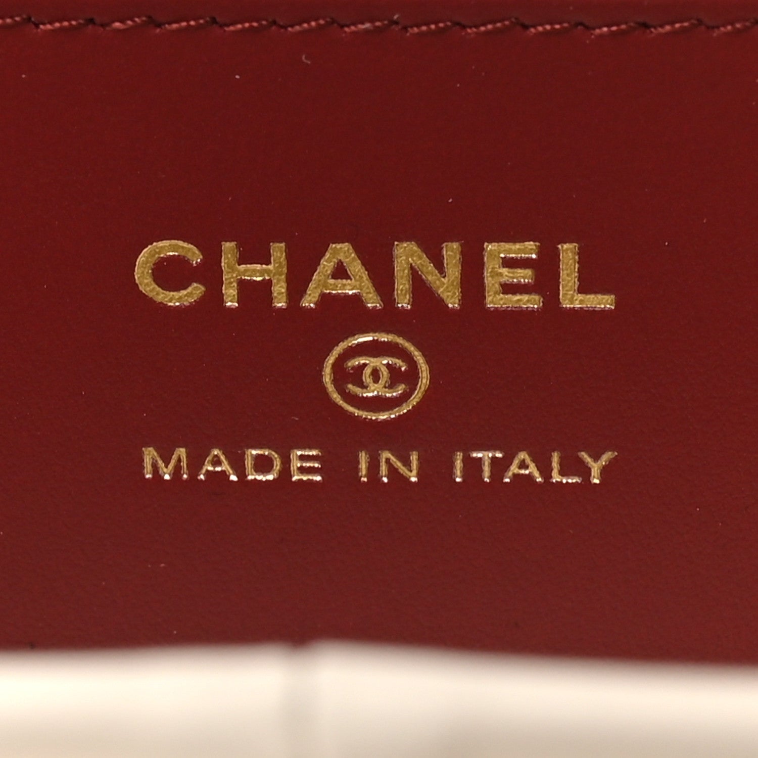 Chanel Shiny Caviar Preppy Coco Long Vanity With Strap White
