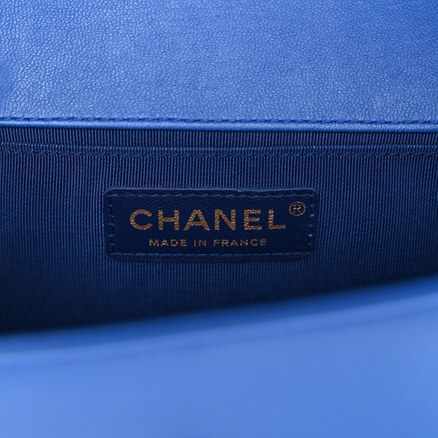 Chanel Lambskin Quilted Small Boy Flap Blue