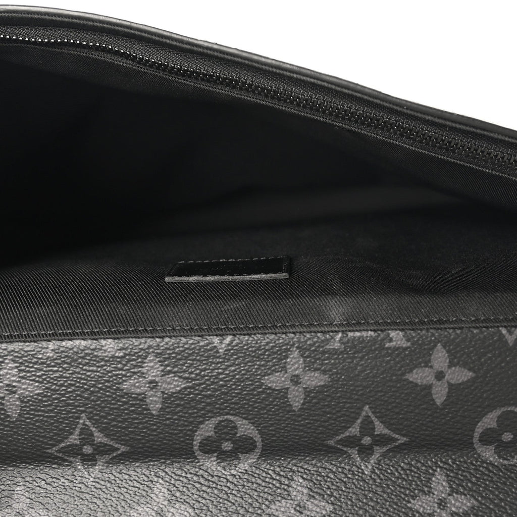 Louis Vuitton Epi Monogram Eclipse Porte Document Portfolio Black