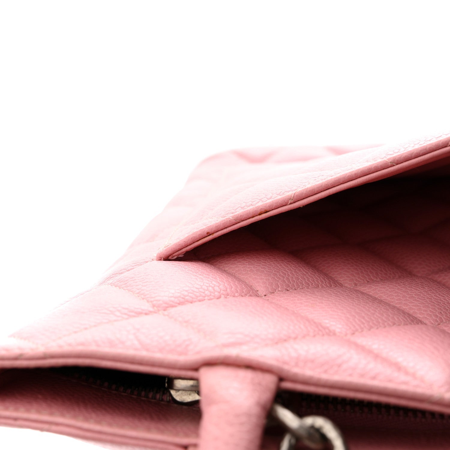 Chanel Caviar Medallion CC Tote Light Pink