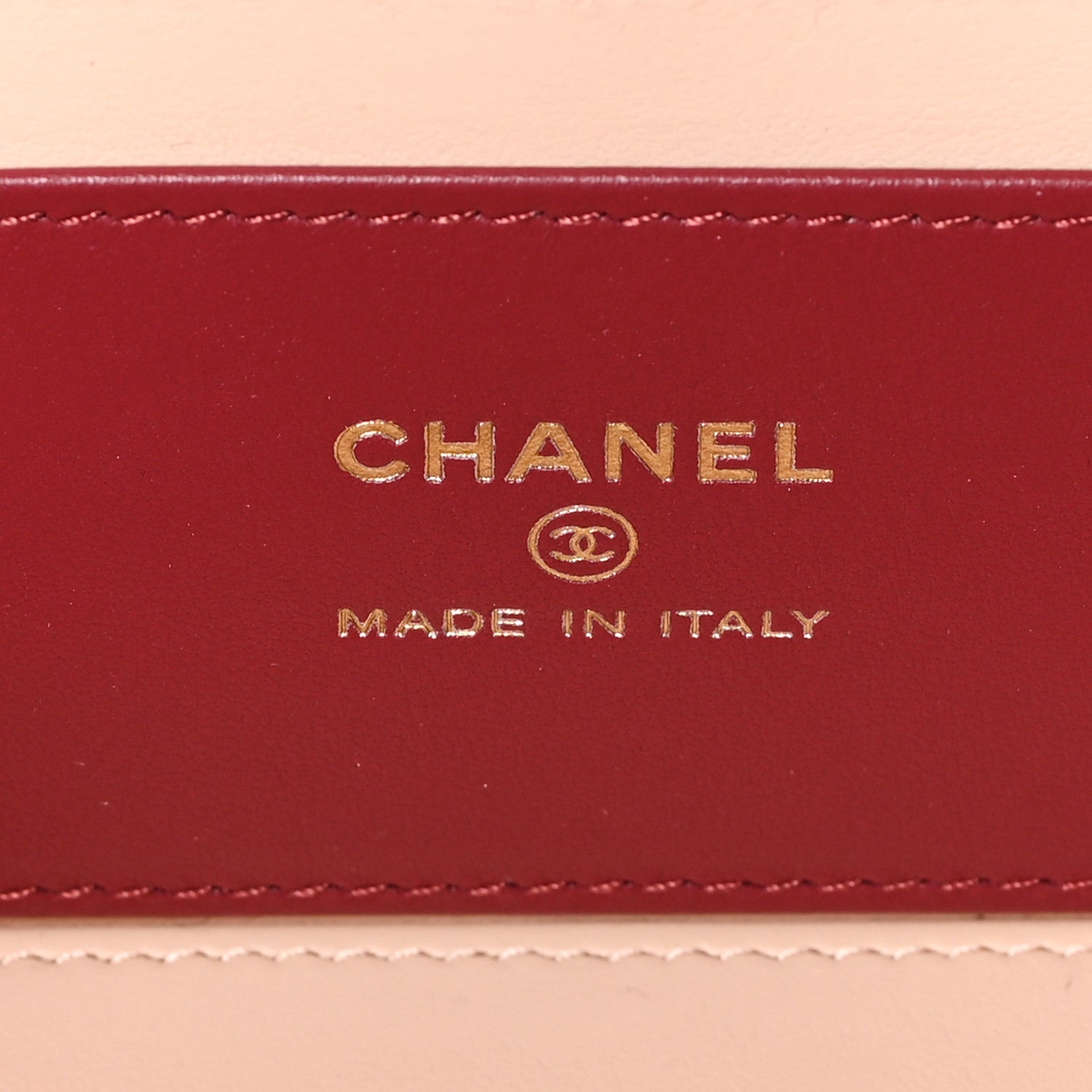Chanel Shiny Caviar Preppy Coco Long Vanity With Strap Light Pink