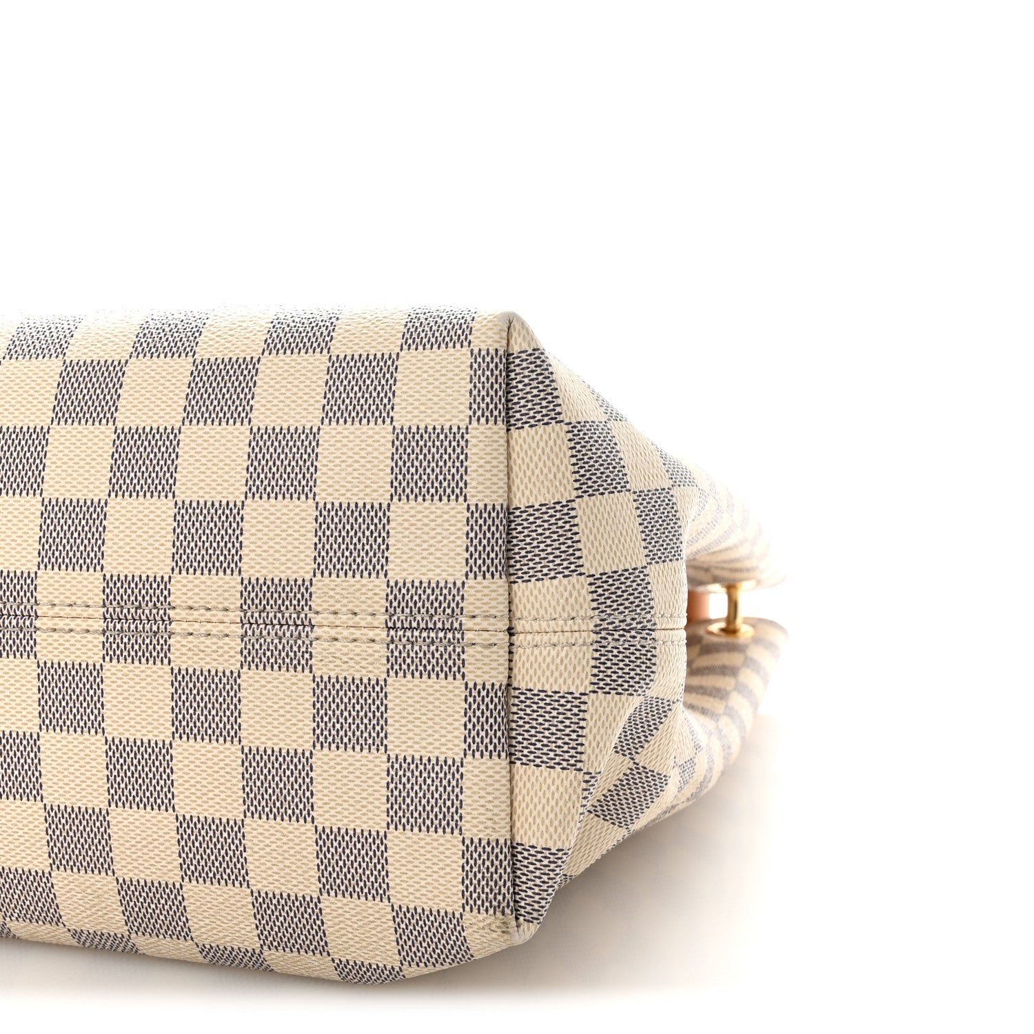 Louis Vuitton Damier Azur Graceful MM Rose Ballerine