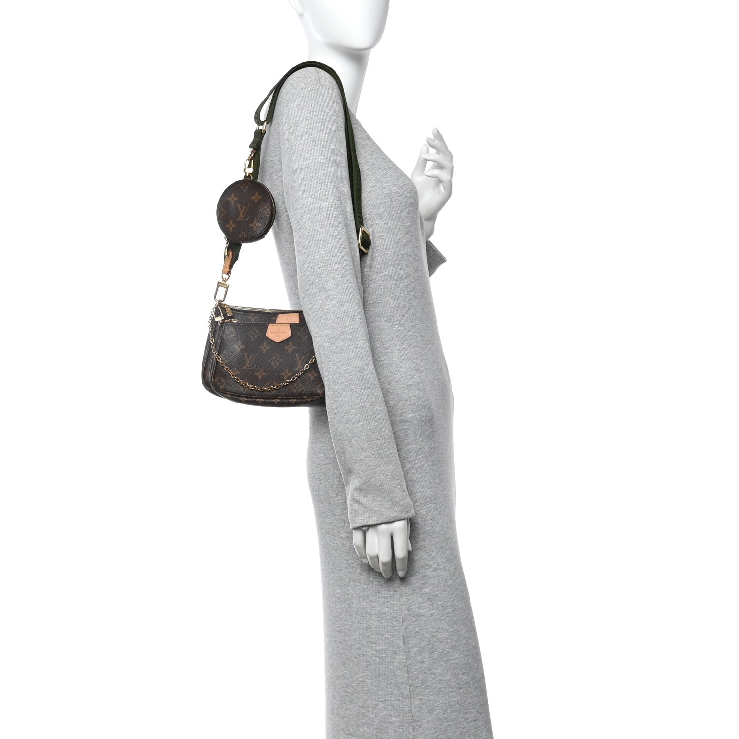 Louis Vuitton Monogram Multi Pochette Accessories Kaki