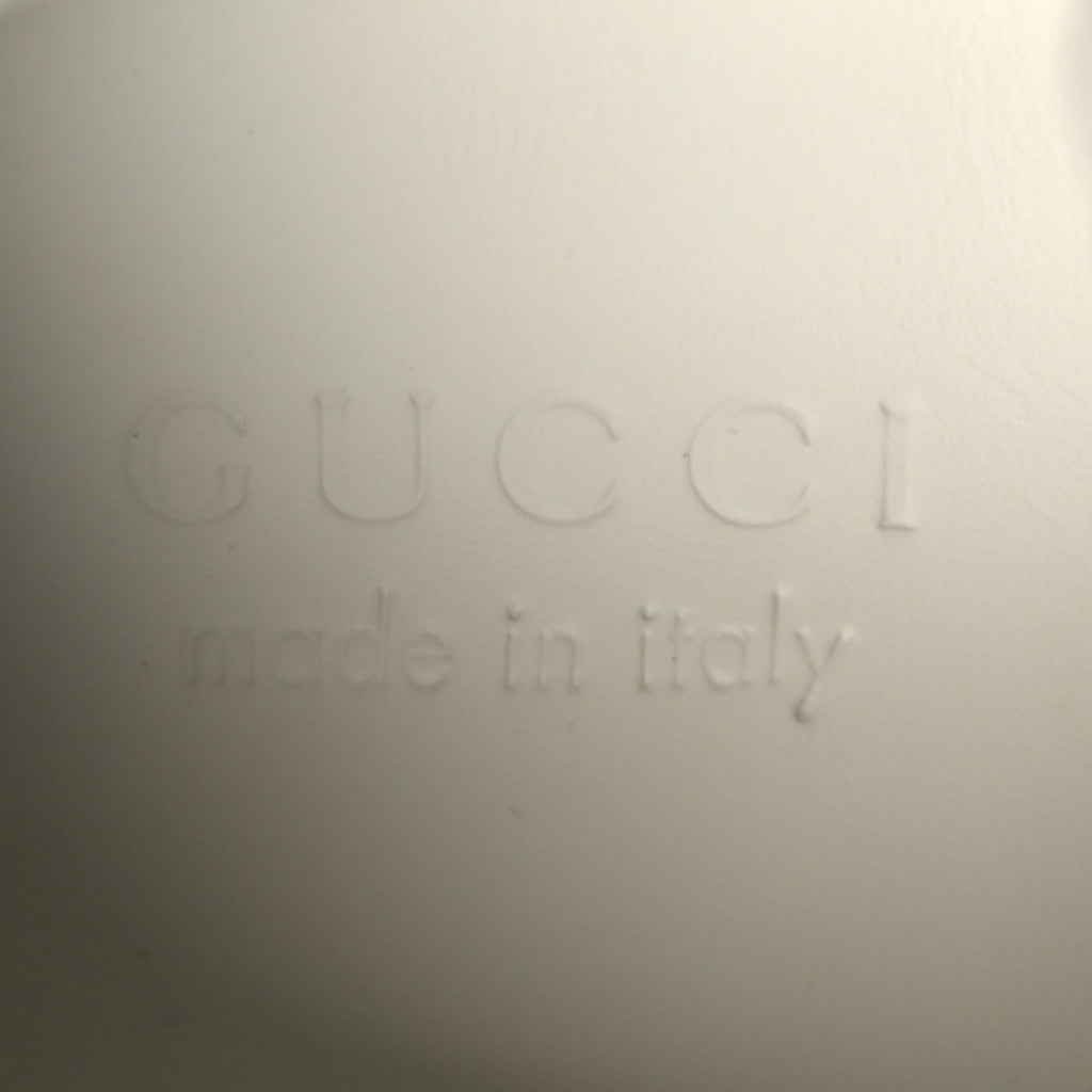 Gucci Monogram Suede Re-Web Sneakers 6 Ivory Beige Ebony
