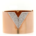 Louis Vuitton Crystal Essential V Cuff Gold