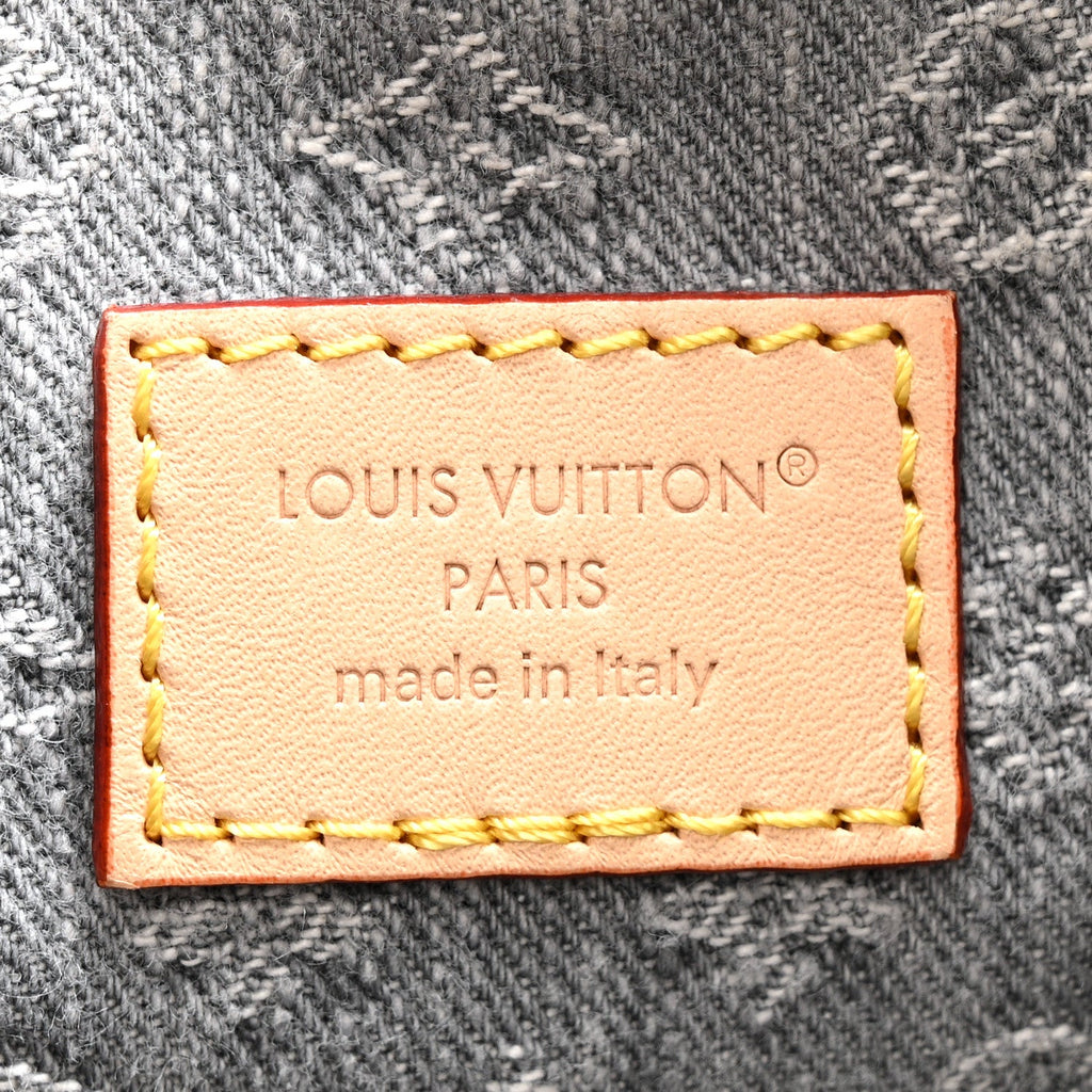Louis Vuitton Monogram Denim CarryAll MM Washed Grey