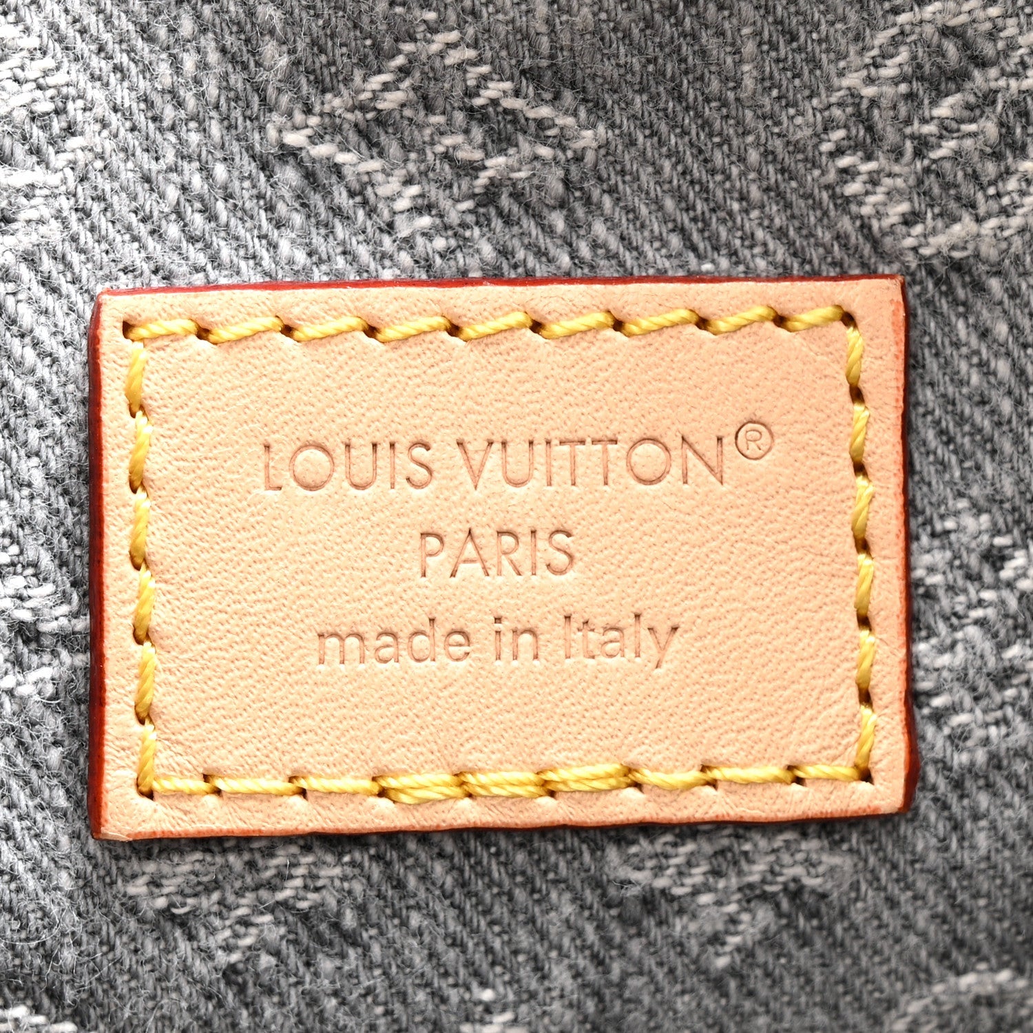 Louis Vuitton Monogram Denim CarryAll MM Washed Grey