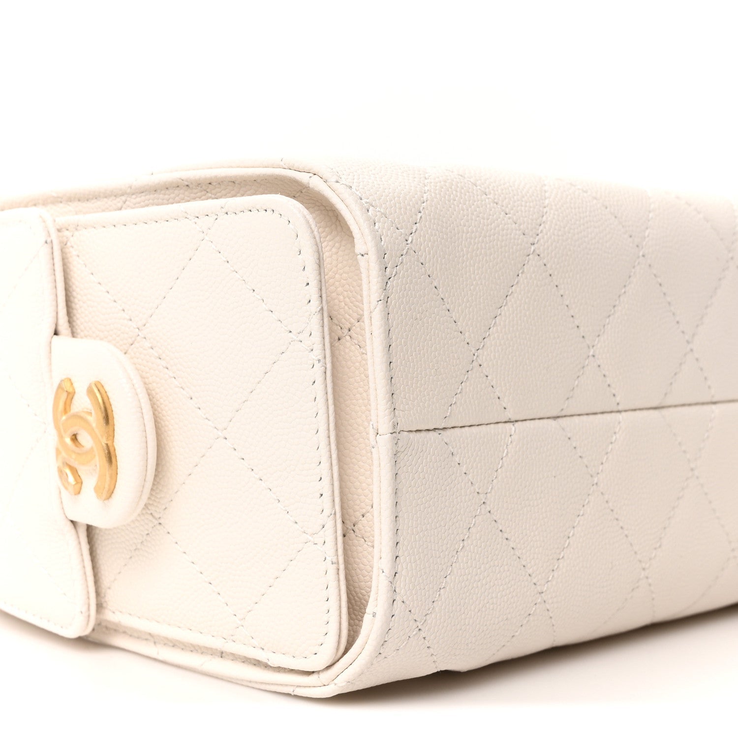 Chanel Caviar Quilted Mini Chanel 25 Handbag White