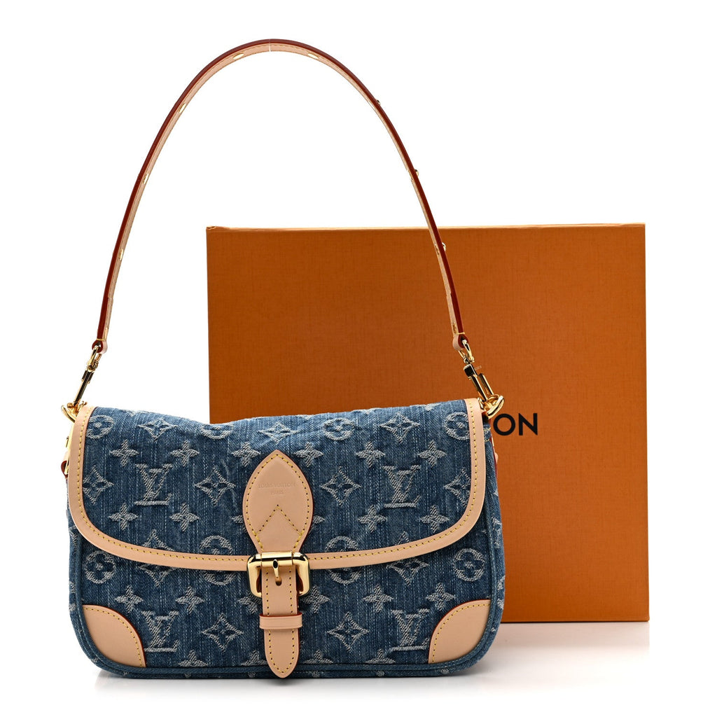 Louis Vuitton Monogram Denim Diane Blue