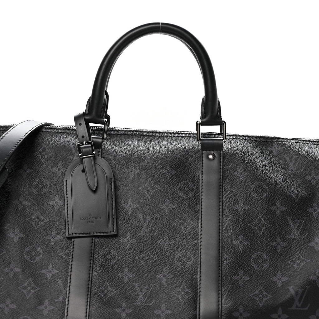 Louis Vuitton Monogram Eclipse Keepall Bandouliere 55