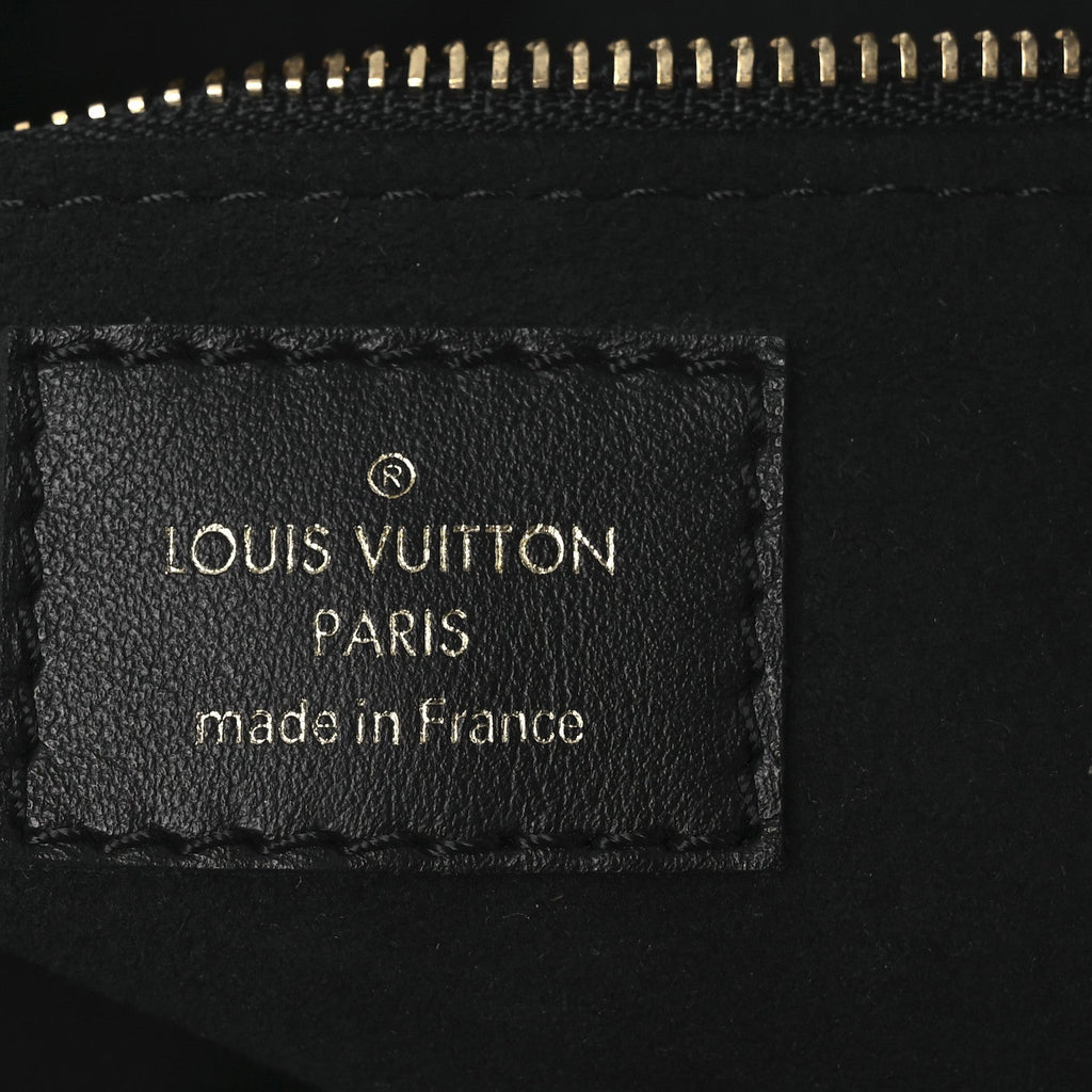 Louis Vuitton Monogram Petite Malle Souple Black