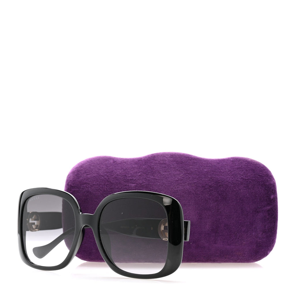 Gucci Acetate Square Frame GG1029SA Sunglasses Black
