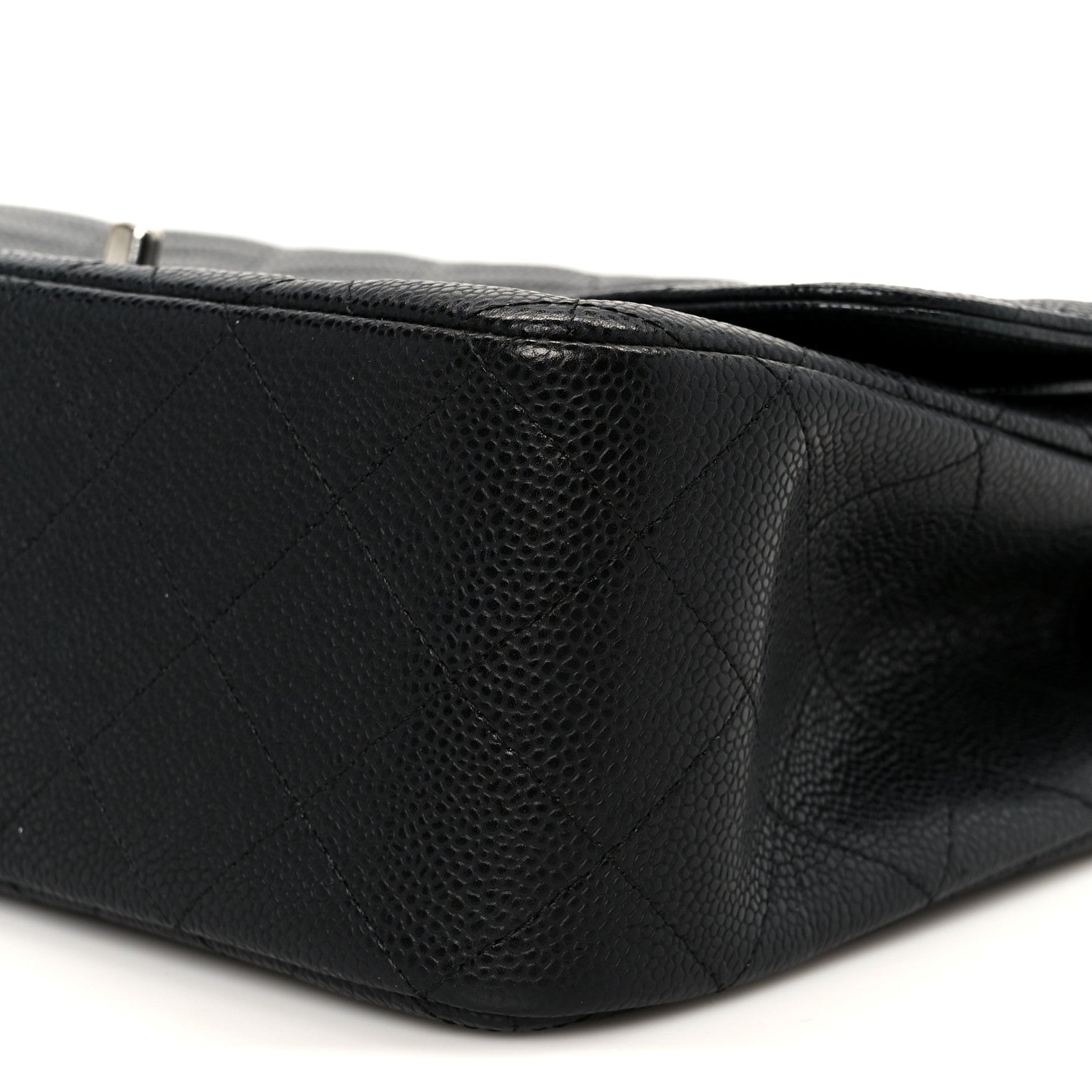 Chanel Caviar Quilted Jumbo Double Flap Black