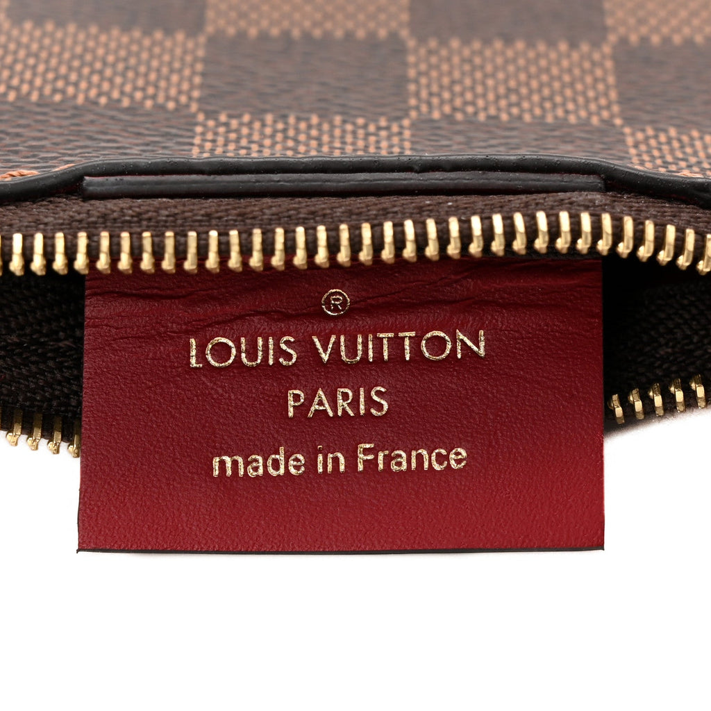 Louis Vuitton Damier Ebene Belmont Pochette Cherry Berry