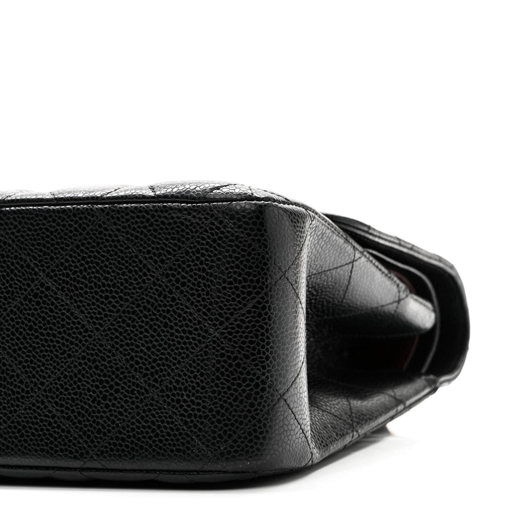 Chanel Caviar Quilted Jumbo Double Flap Black