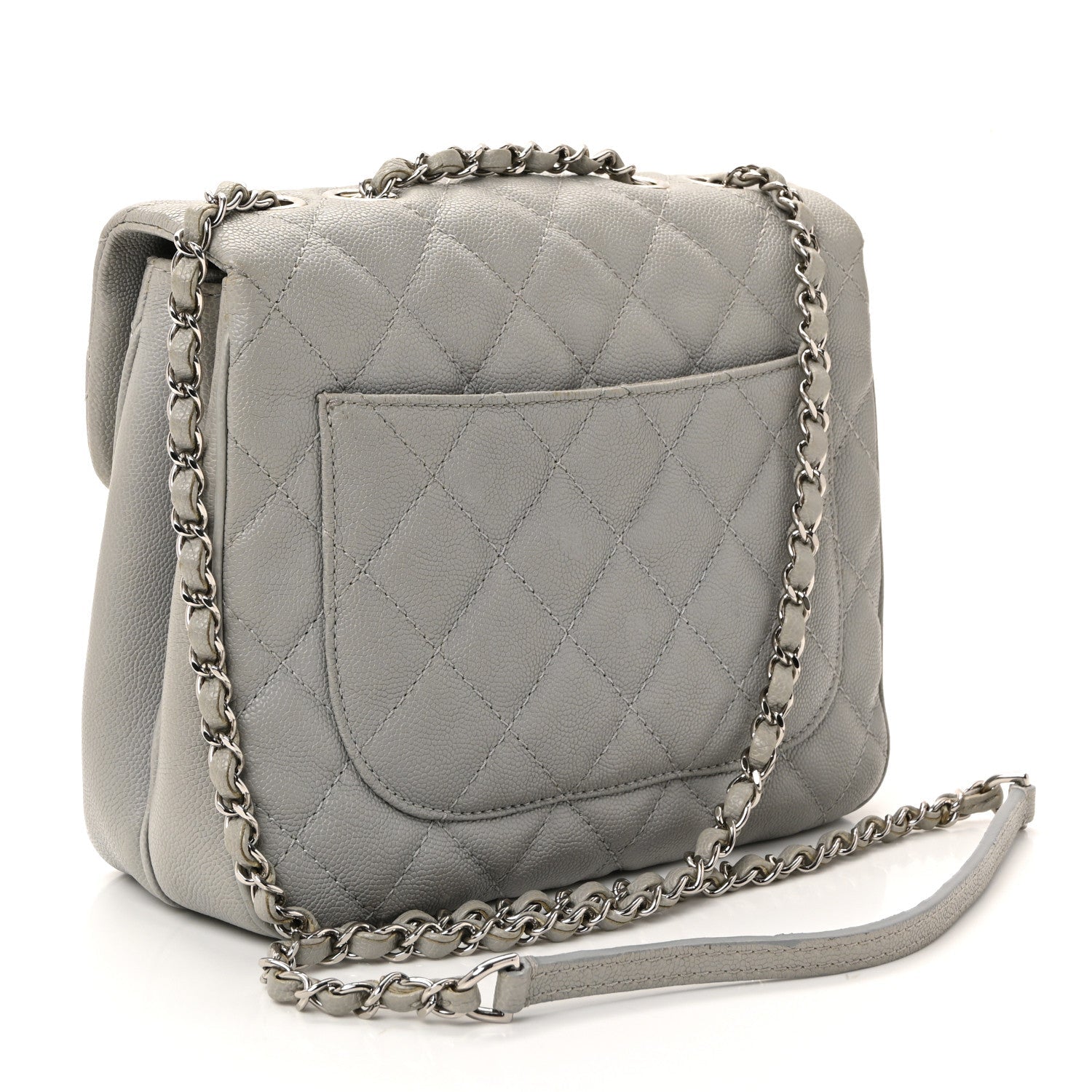 Chanel Caviar Quilted Medium Urban Companion Flap Grey
