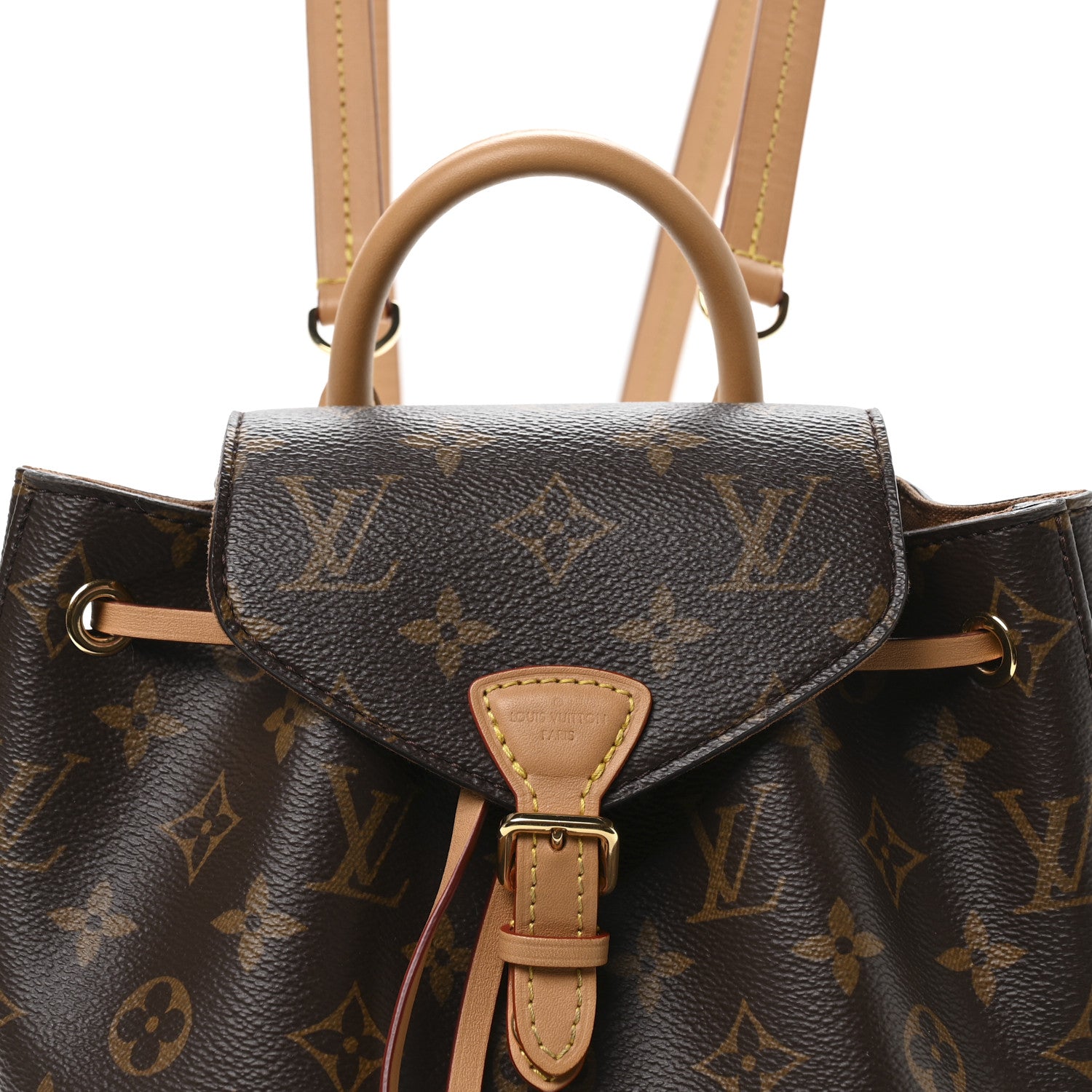 Louis Vuitton Monogram Montsouris BB Backpack Natural
