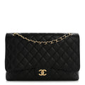 Chanel Caviar Maxi Single Flap Black