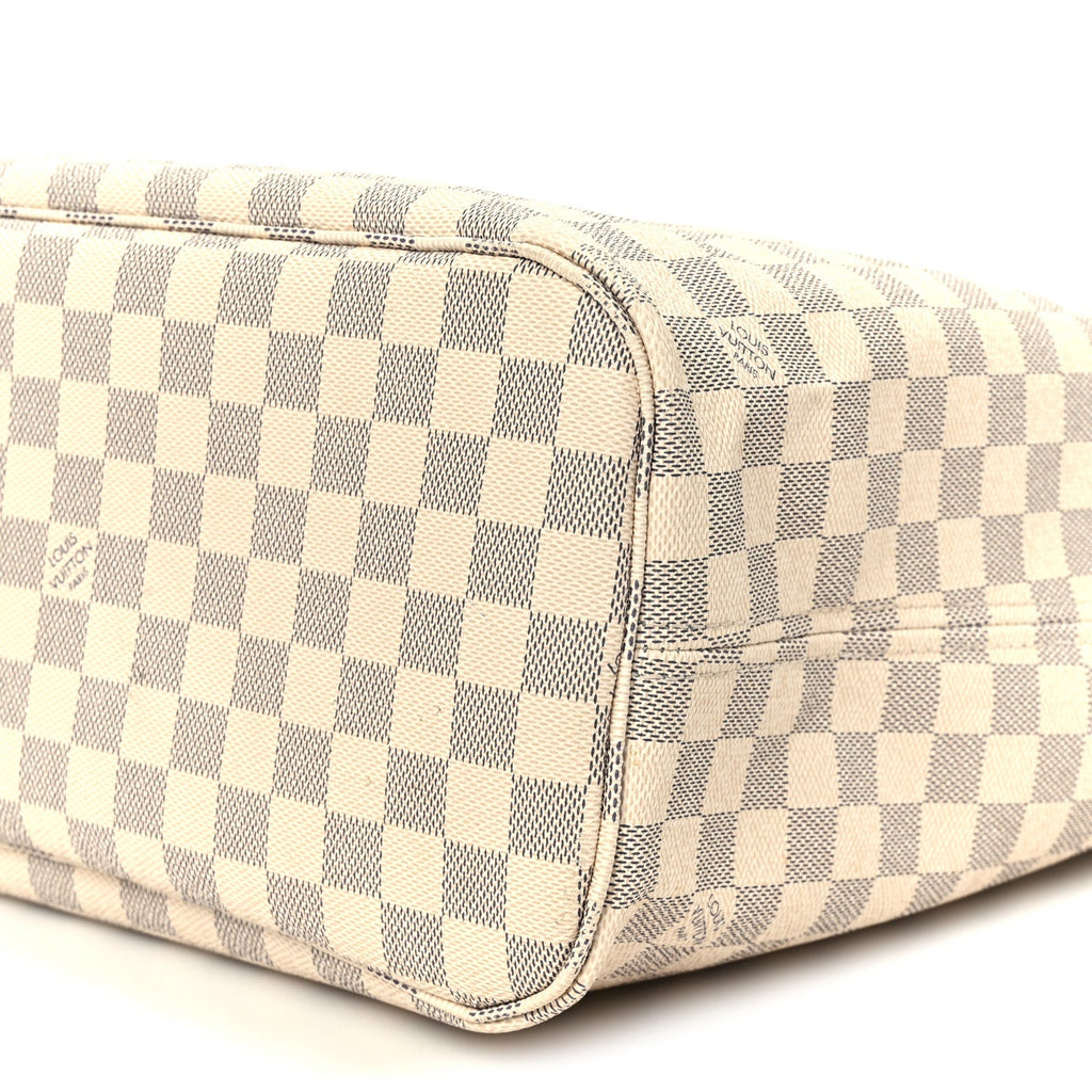 Louis Vuitton Damier Azur Neo Neverfull MM Rose Ballerine