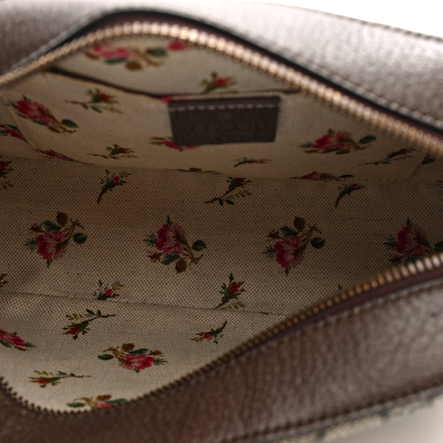 Gucci GG Supreme Monogram Web Neo Vintage Shoulder Bag Beige New Acero Crop