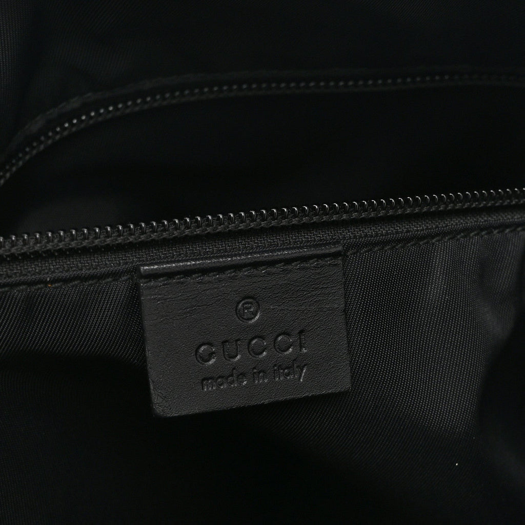 Gucci Techno Canvas Web Messenger Bag Black