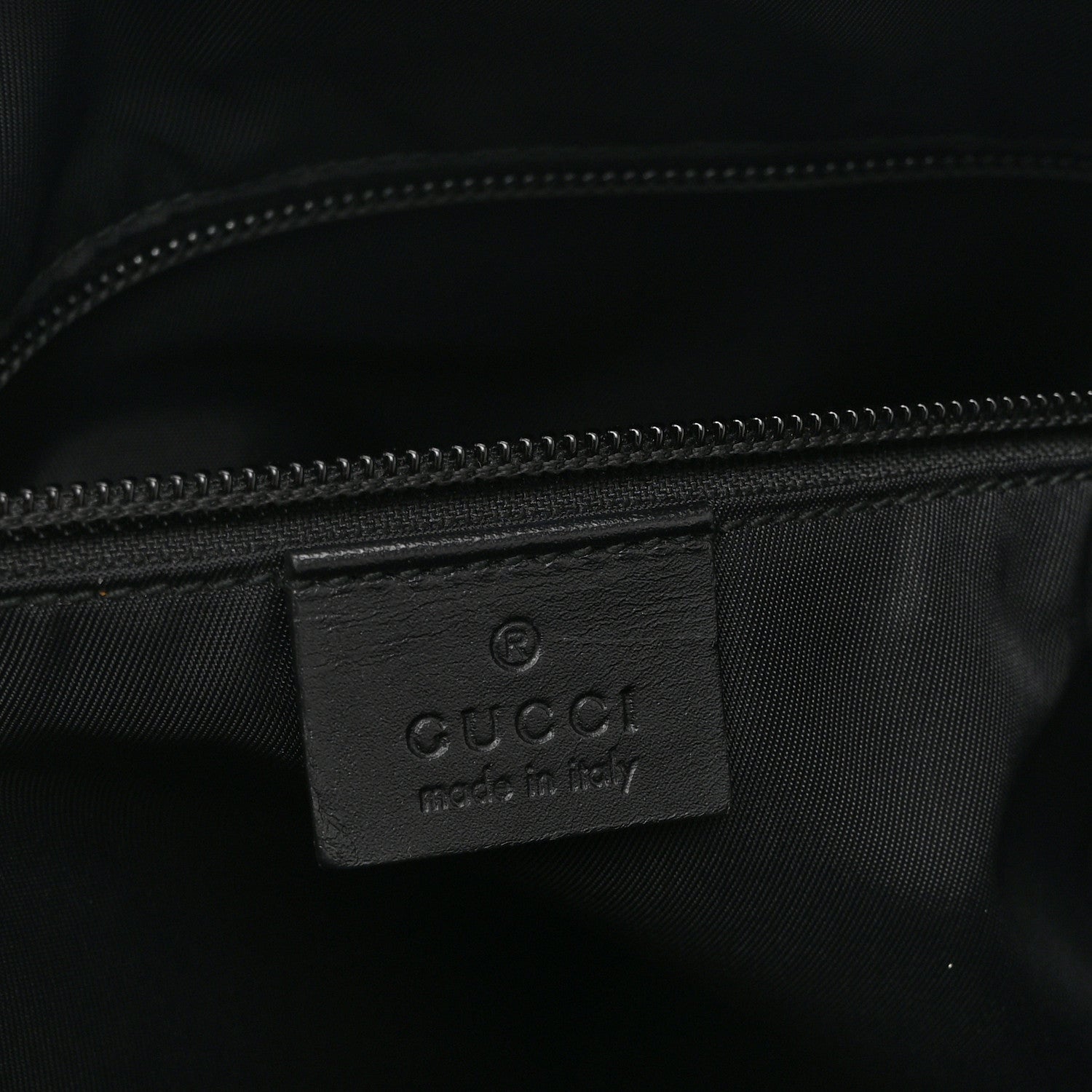 Gucci Techno Canvas Web Messenger Bag Black