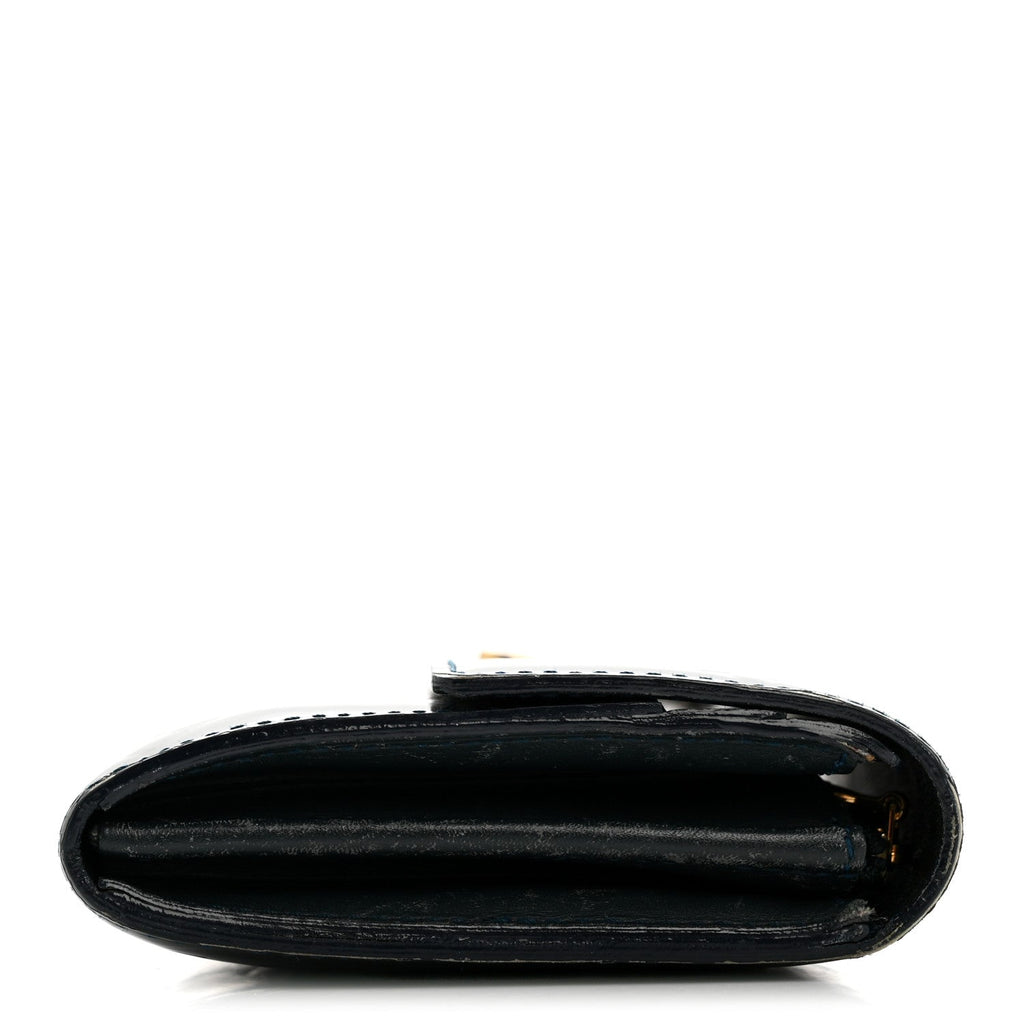 Louis Vuitton Vernis Sarah Wallet Blue Nuit