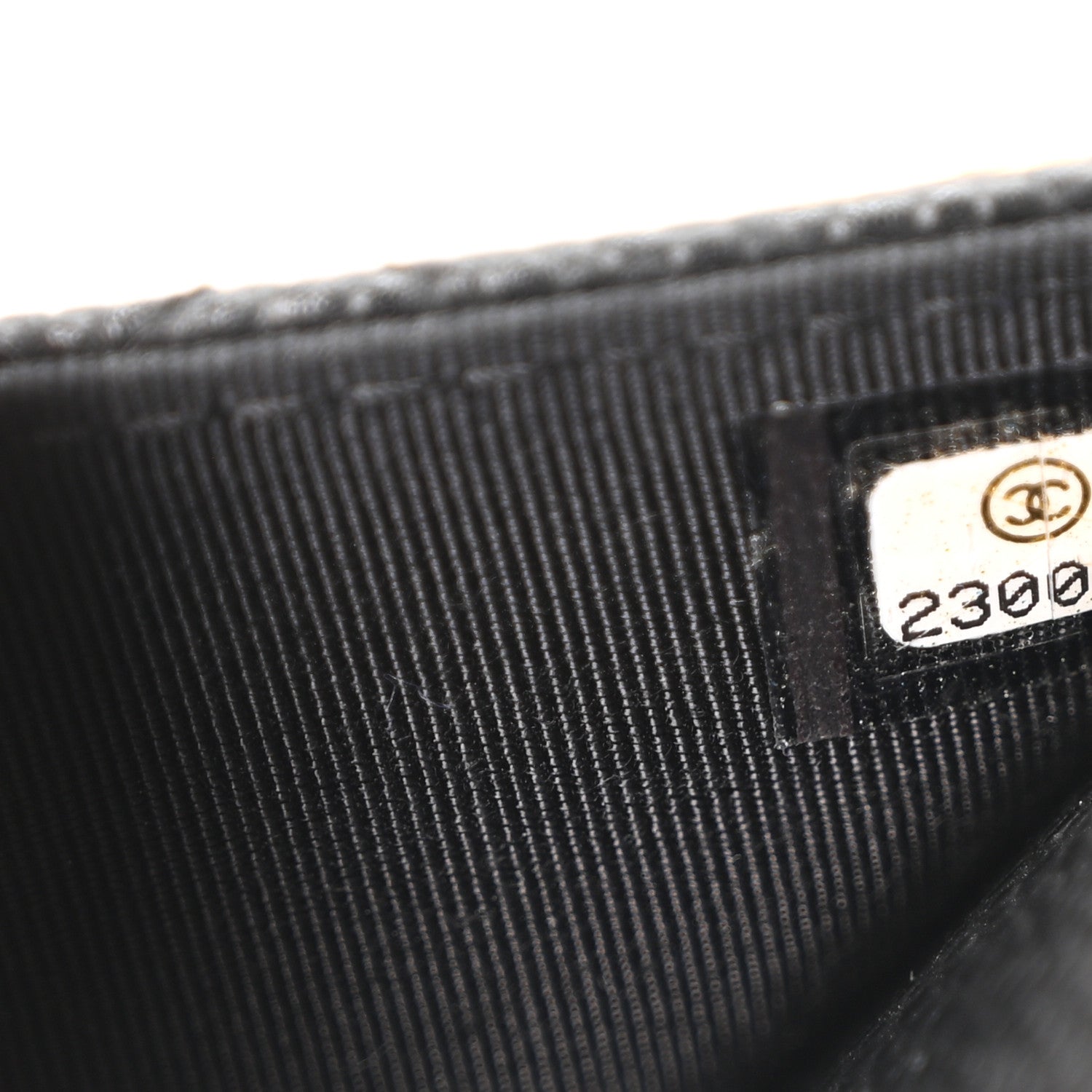 Chanel Caviar Quilted Wallet on Chain WOC Black