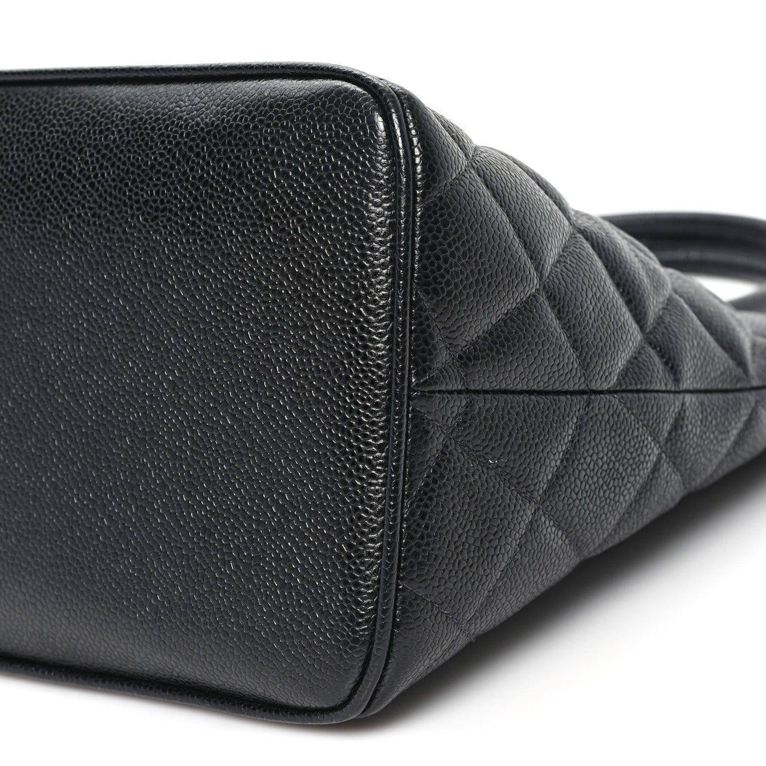 Chanel Caviar Quilted Medallion Tote Black