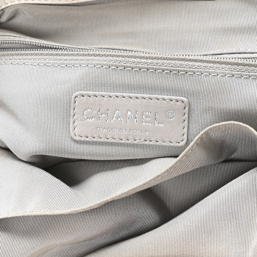Chanel Lambskin Quilted Beijing Backpack Bag White