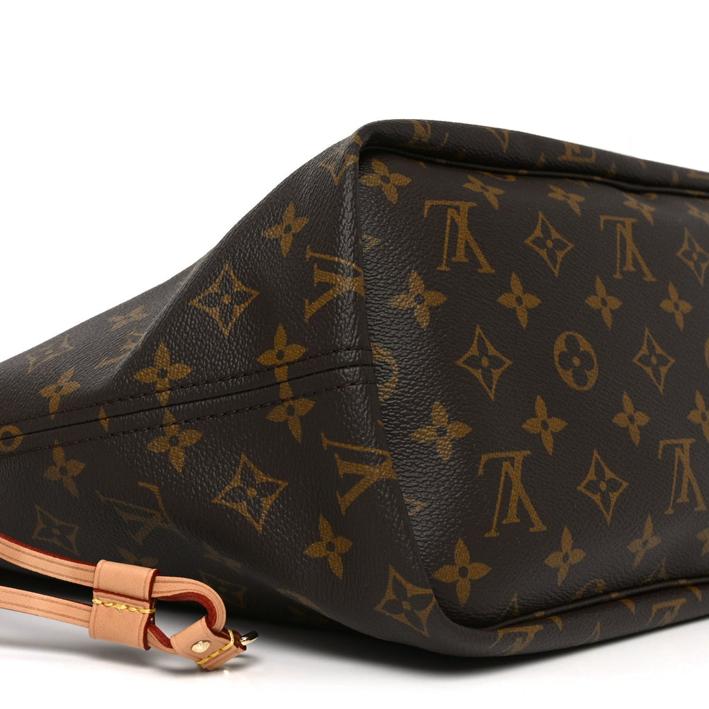 Louis Vuitton Monogram Inside Out Neverfull Bandouliere MM Rouge Sari