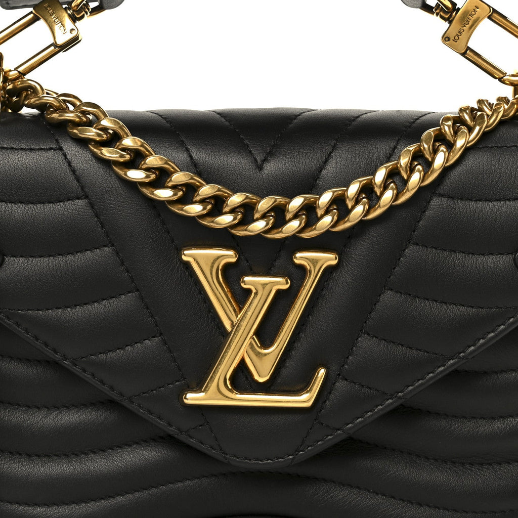Louis Vuitton Calfskin New Wave Chain PM Black