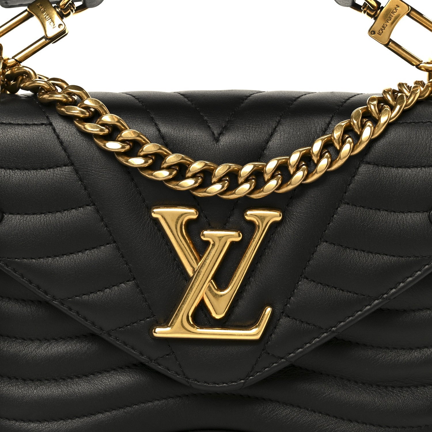 Louis Vuitton Calfskin New Wave Chain PM Black