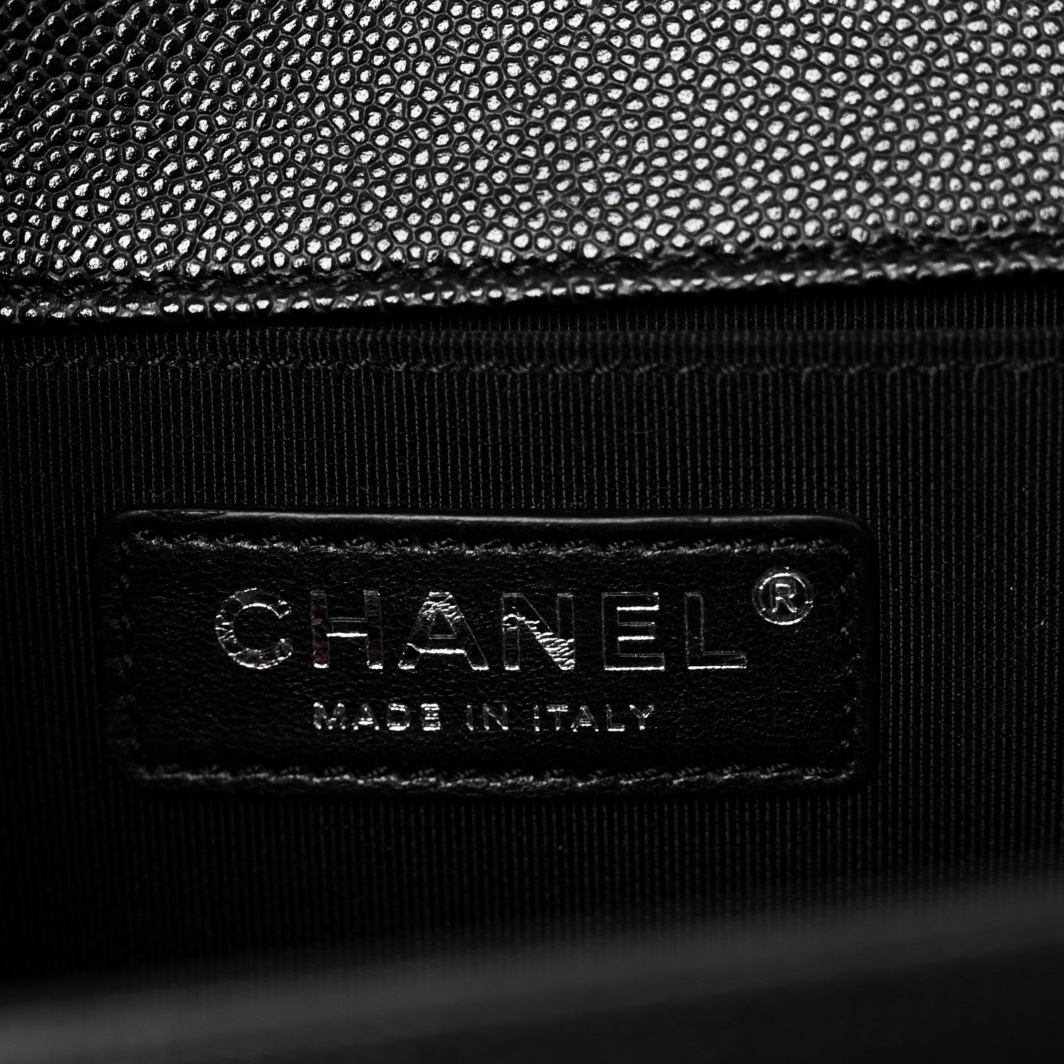 Chanel Caviar Quilted Medium Boy Flap Black