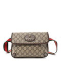 Gucci GG Supreme Monogram Neo Vintage Web Belt Bag Brown