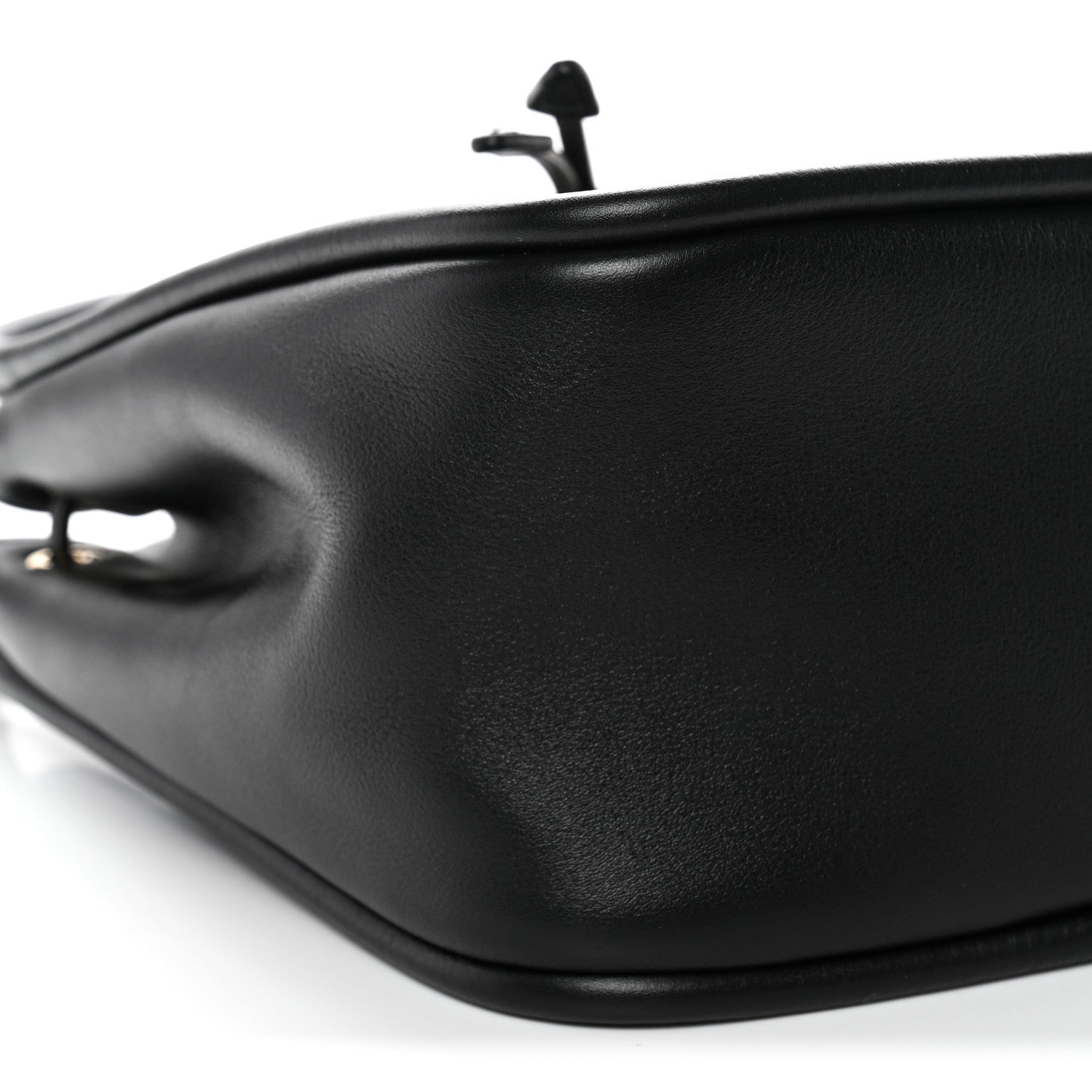 Prada Soft Calfskin Mini Darling Bucket Bag Black