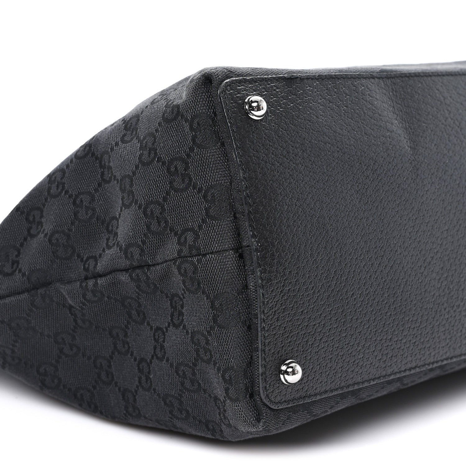 Gucci Monogram Large Eclipse Tote  Dark Brown