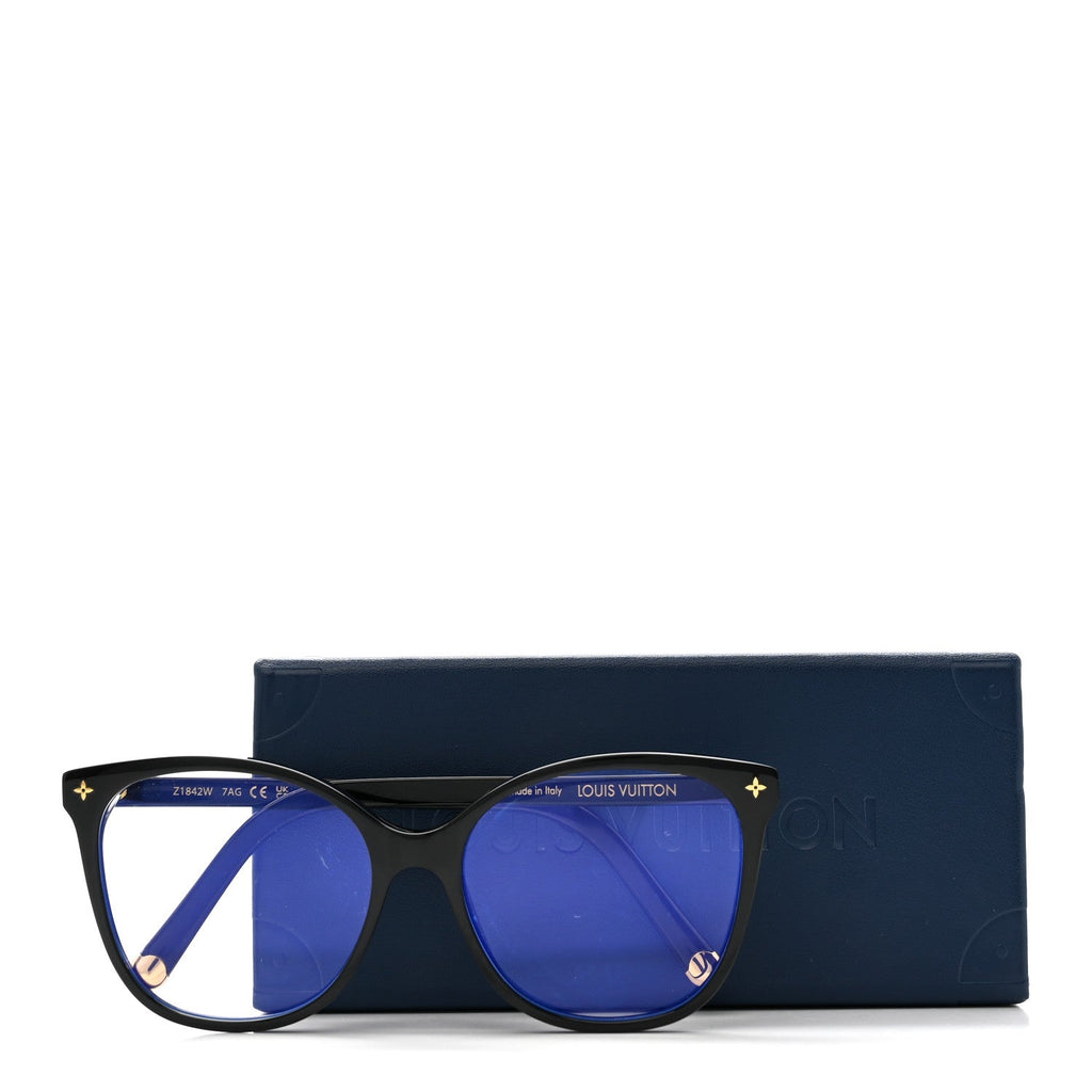 Louis Vuitton Acetate My Monogram Anti-Blue Light Sunglasses Z1842E Black