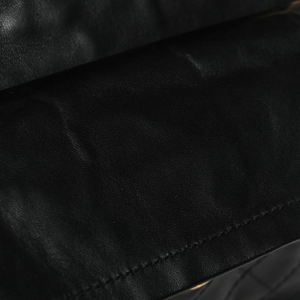 Chanel Lambskin Quilted Crush 2.55 Reissue 225 Flap Black