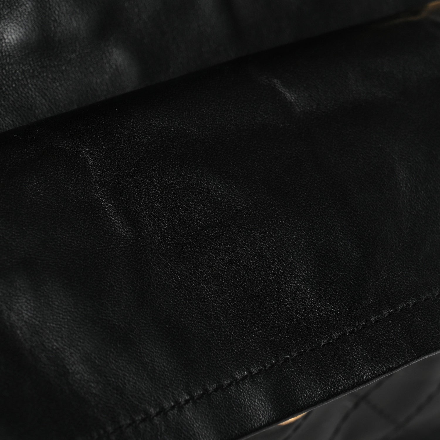 Chanel Lambskin Quilted Crush 2.55 Reissue 225 Flap Black