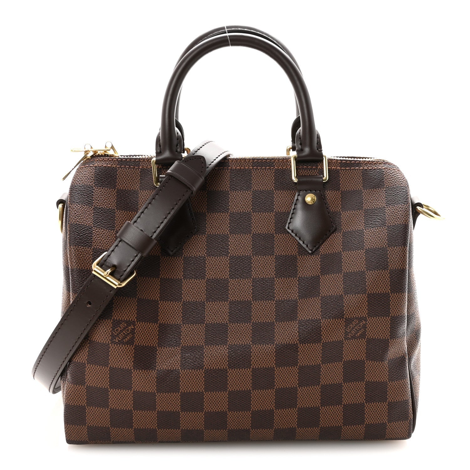 Louis Vuitton Damier Ebene Speedy Bandouliere 25