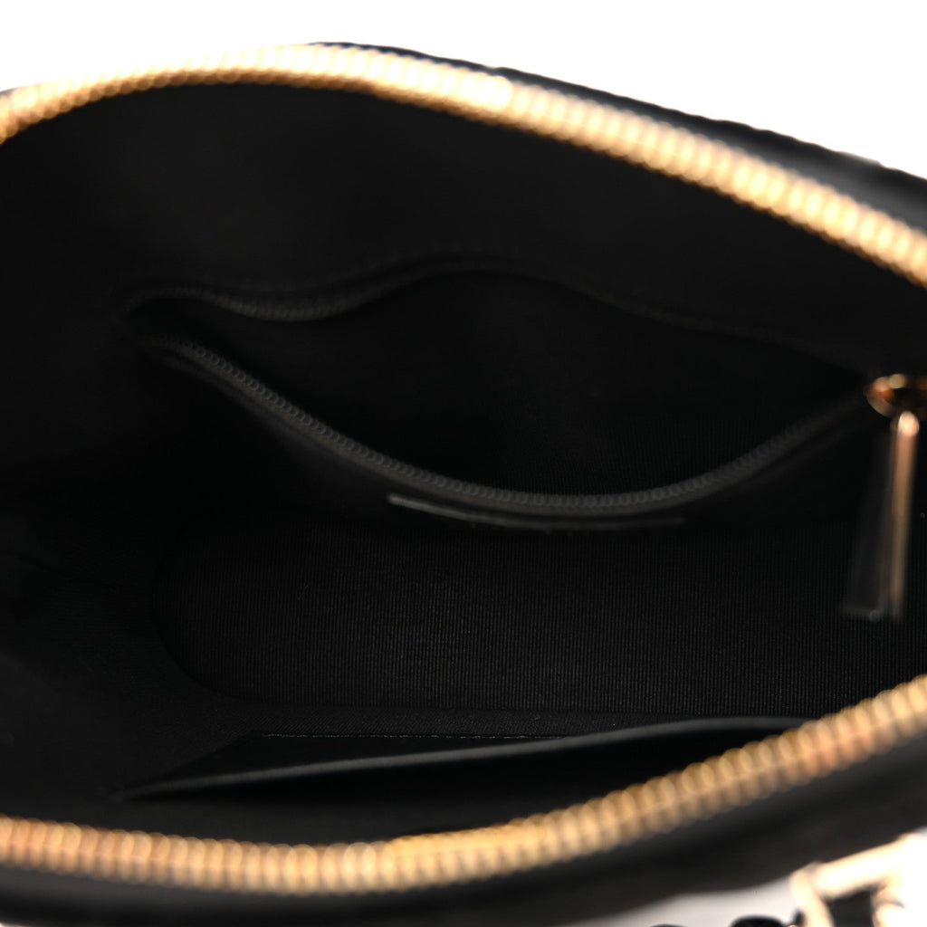 Chanel Velvet Quilted Shiny Coco Clutch With Chain Black