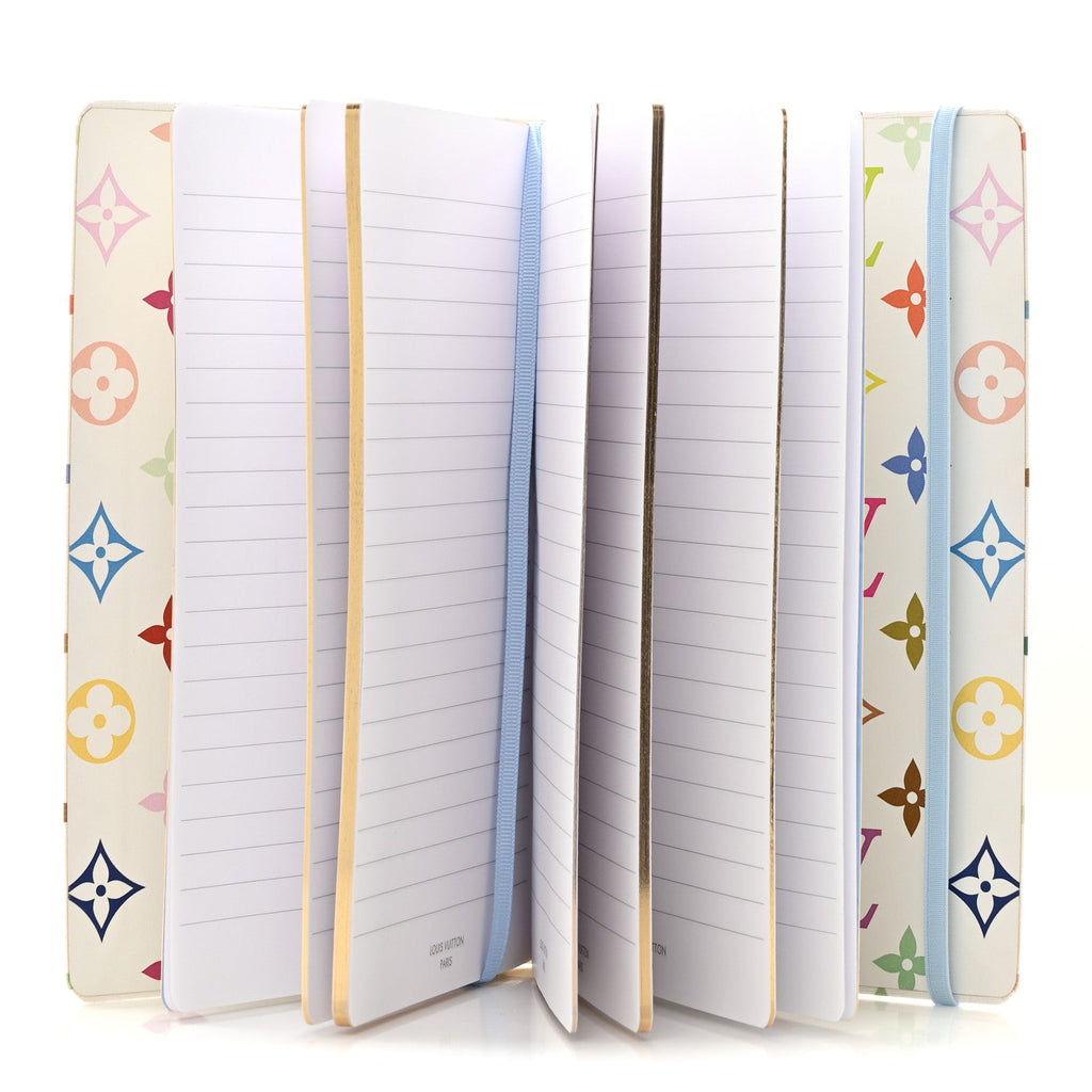 Louis Vuitton LV x TM Monogram Multicolor Jane Notebook MM White