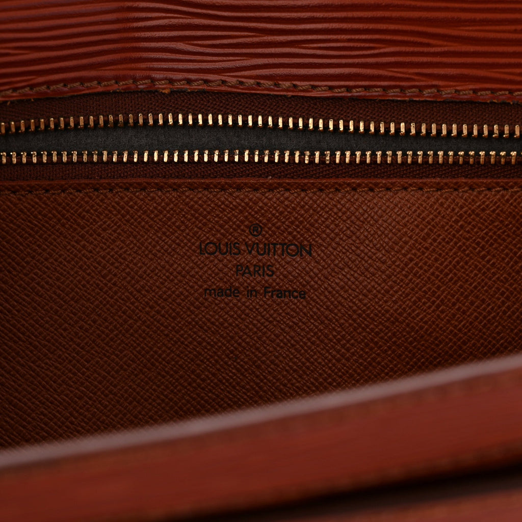 Louis Vuitton Epi Pochette Sellier Dragonne Kenyan Fawn