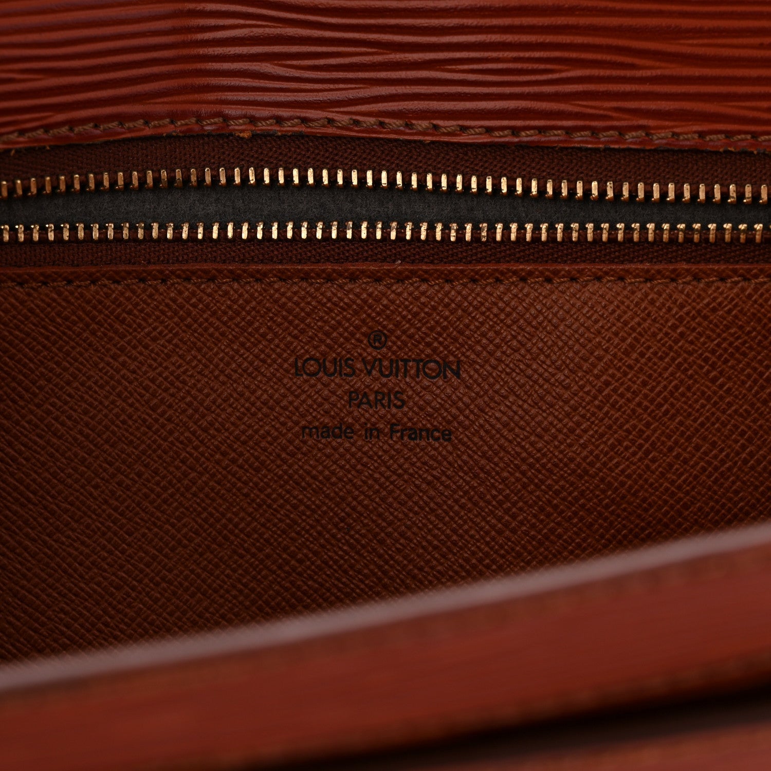 Louis Vuitton Epi Pochette Sellier Dragonne Kenyan Fawn