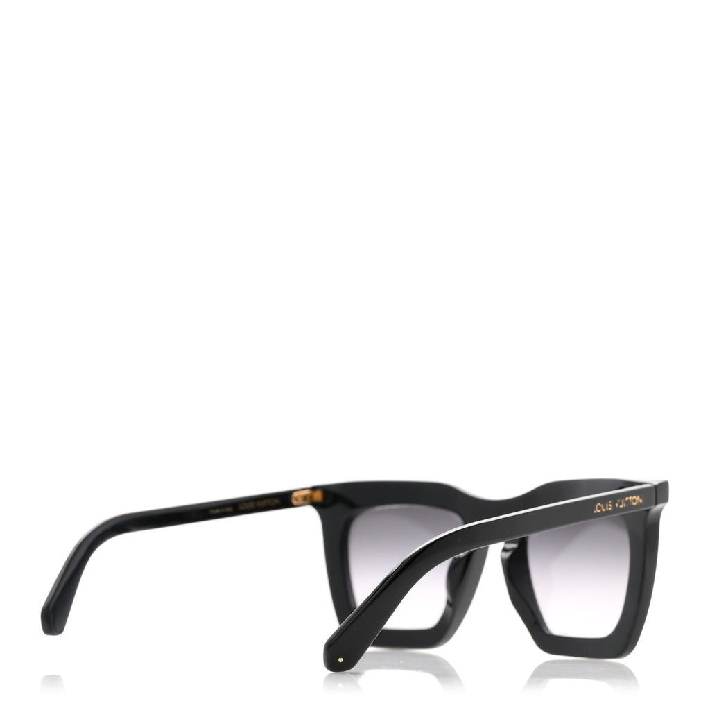 Louis Vuitton Acetate La Grande Bellezza Sunglasses Z1217E Black
