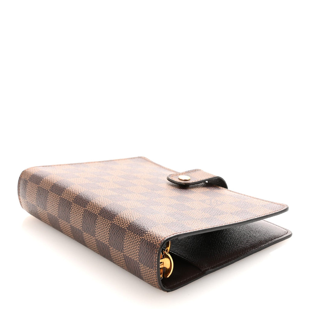 Louis Vuitton Damier Ebene Medium Ring Agenda Cover
