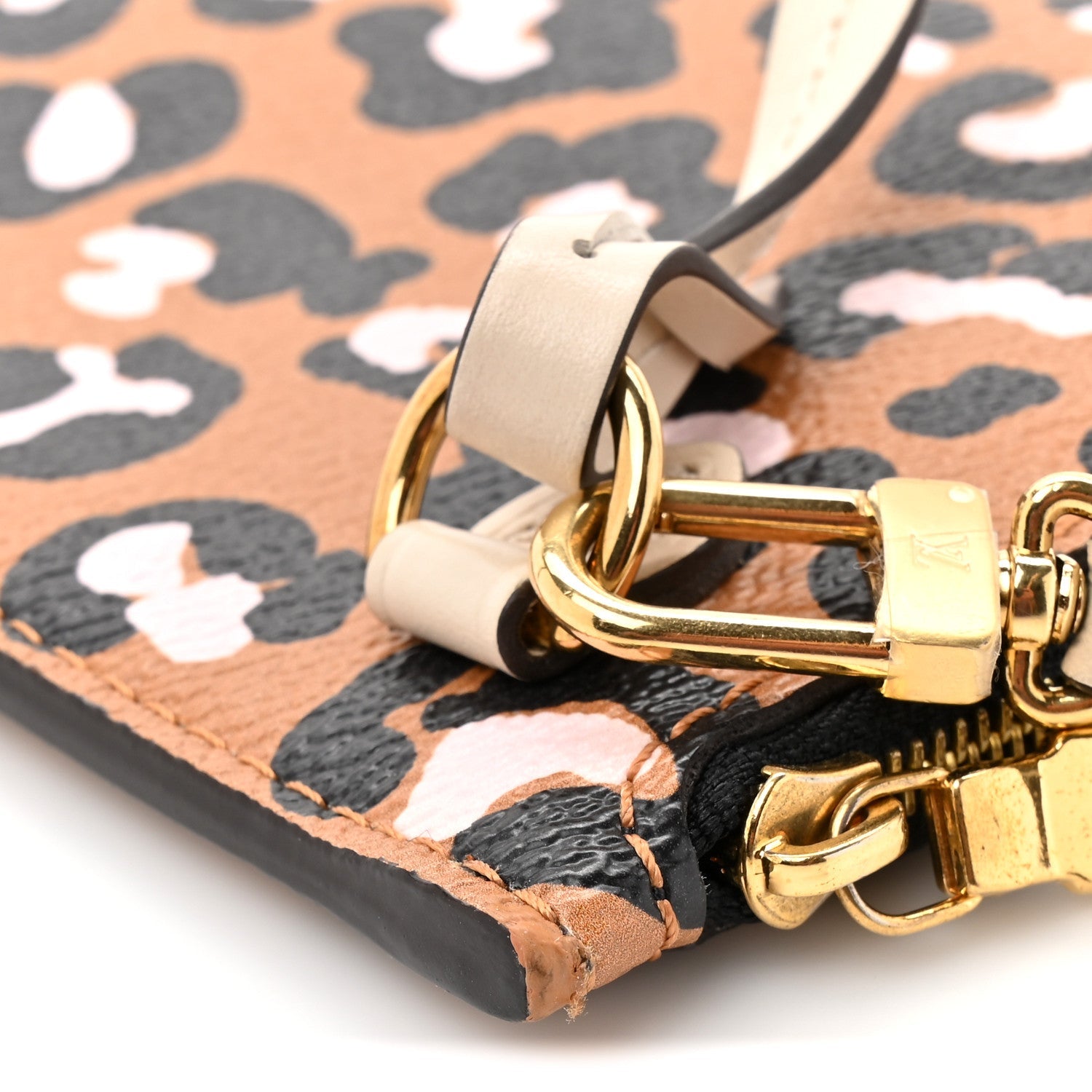 Louis Vuitton Empreinte Monogram Giant Wild At Heart Neverfull MM Pochette Brown